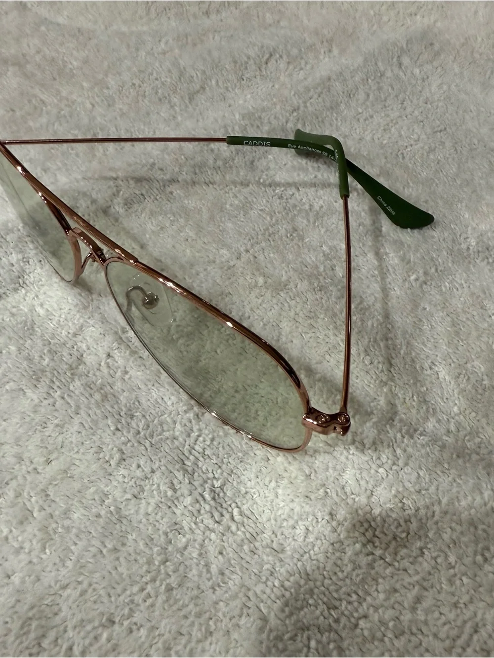 CADDIS EYE 🤓 GLASSES 0.0 rose gold progressive Aviator Mabuhay